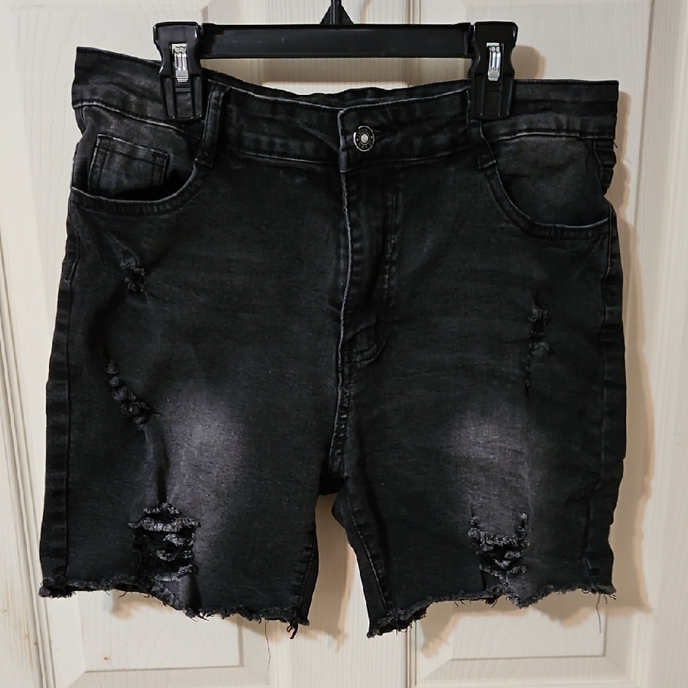 SHEIN Disstressed Shorts